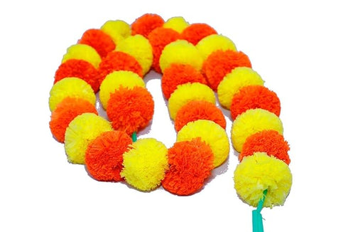 Artificial Marigold Genda Flowers Toran | Door Hanging Marigold Mala